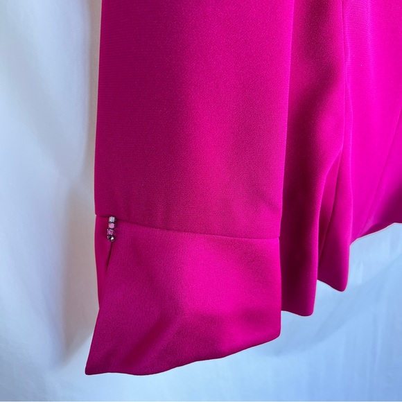 Daymor Formal Wear Dark Pink Size 10 Floor Length Dress with Bolero Jacket - Picture 5 of 14